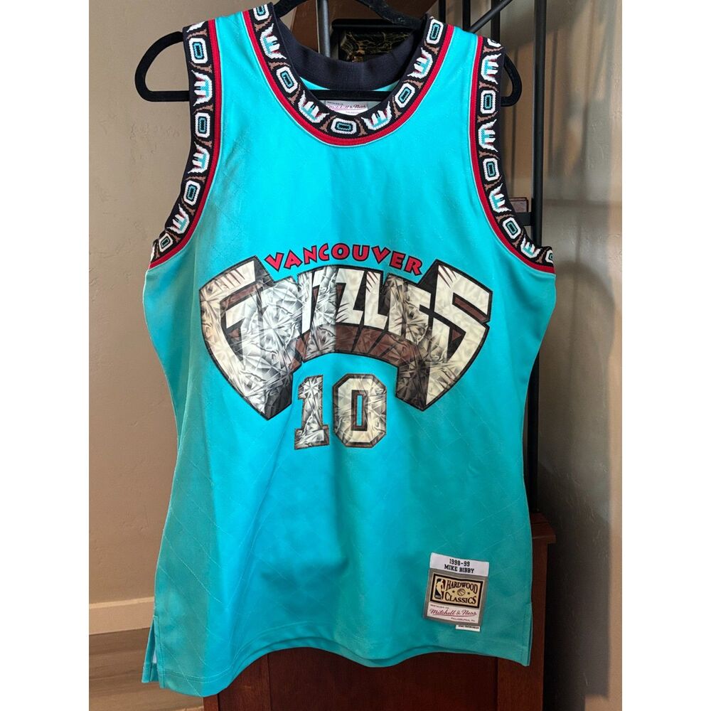 Mitchell & Ness Vancouver Grizzlies Mike Bibby 75th 98-99 Swingman Jersey Size L